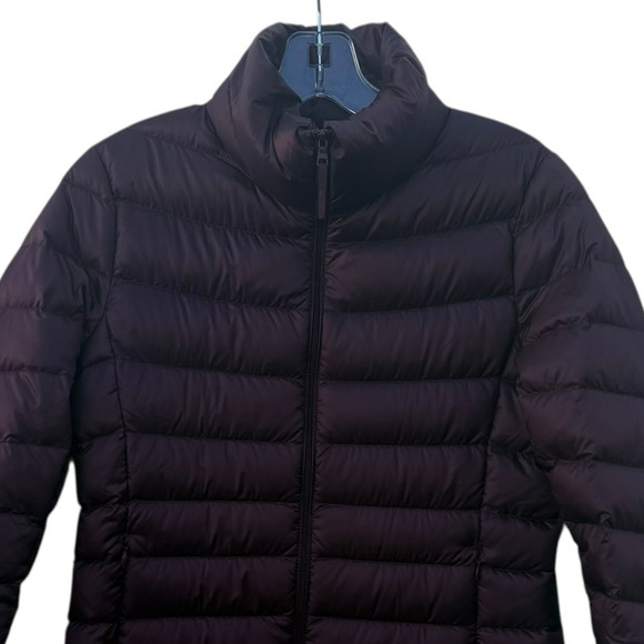 Uniqlo Ultra Light Down Zip Jacket Puffer Coat Pockets Purple Size XS NWOT - Picture 3 of 12